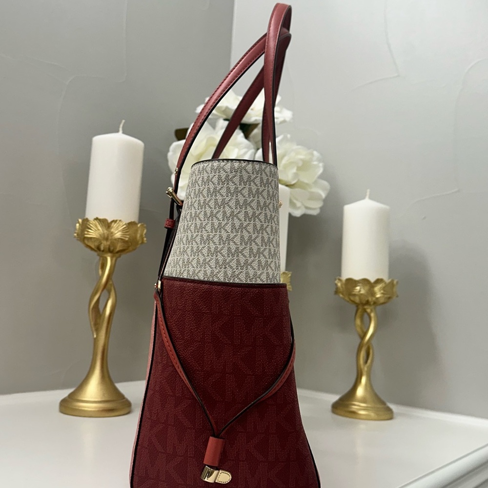 Michael Kors Voyager EW tote cinnamon mlt - Picture 3 of 8